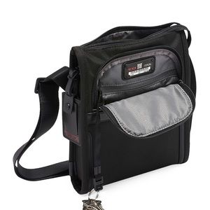 Tumi alpha 3 3 pocket bag small crossbody in black